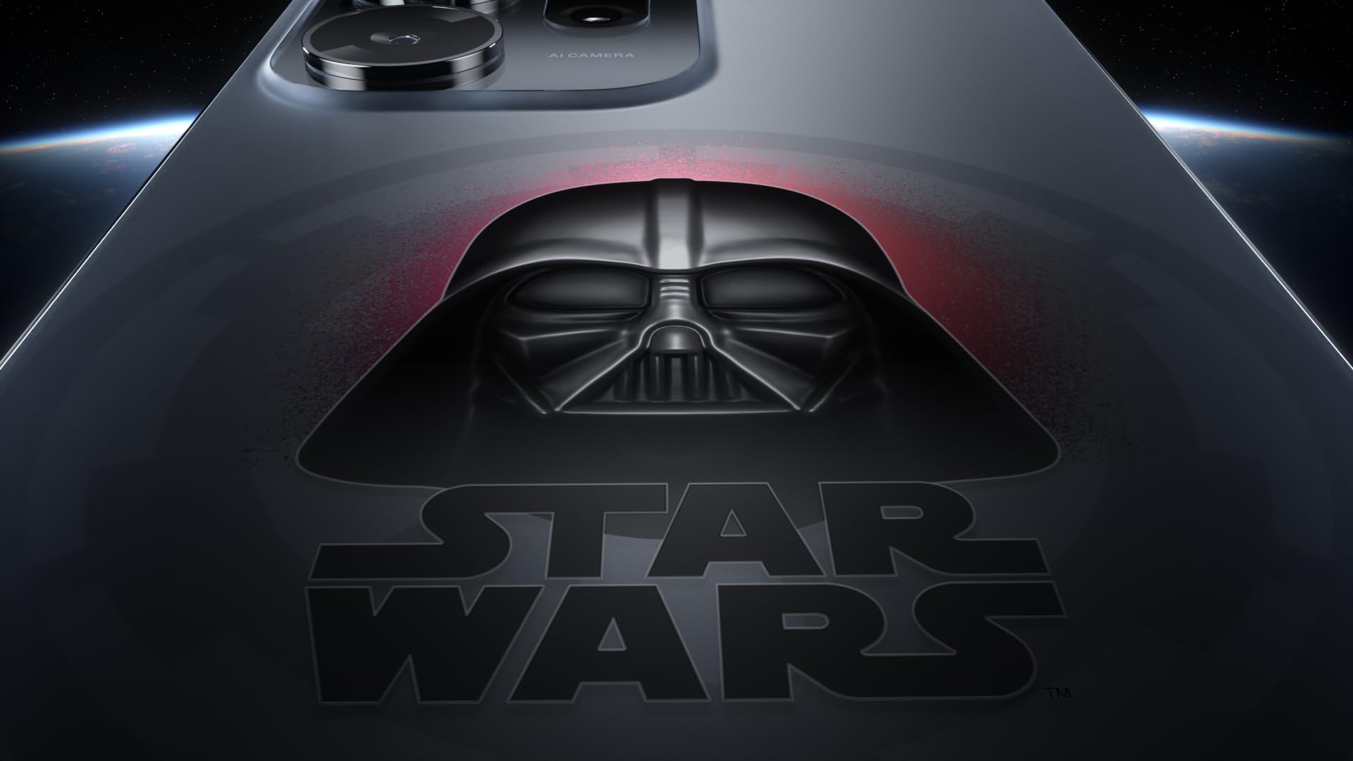 OPPO Reno14 F Edición Limitada Star Wars Lado Oscuro Dual SIM 256GB+12GB, Pantalla AMOLED 6.5" 1.5K 120Hz, Cámara 50MP, Editor IA, Video 4K, Resistente al Agua (IP69), Carga Rápida 45W