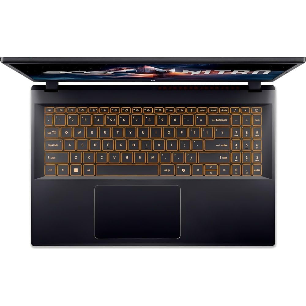 Acer Laptop Nitro V 15 Gaming Intel Core i5-13420H 512GB SSD 16GB 15.6" (1920x1080) 165Hz WIN11 NVIDIA® RTX 5050 8192MB OSIDIAN Black Backlit Keyboard