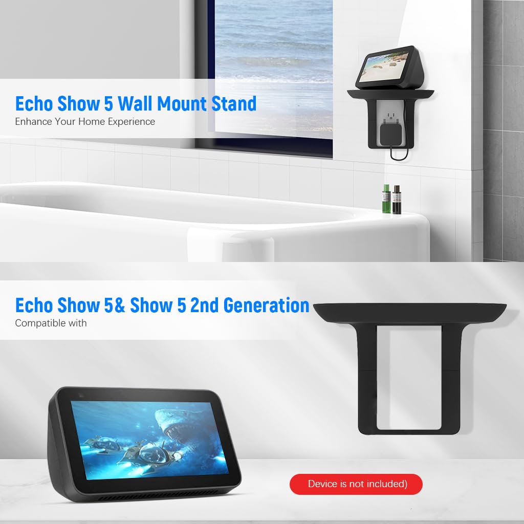 ZORBES® Soporte Ajustable para Show 5 (3ª Generación) y Teléfono Celular, Ajustable 360° Soporte de Montaje de Mesa Inteligente de Altura Ajustable, Base Magnética Antideslizante para Mostrar Show 5
