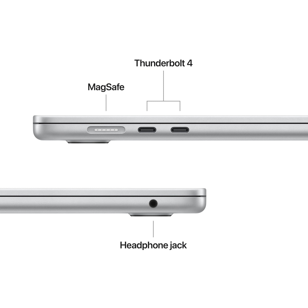 2025 Apple MacBook Air con Apple M4 Chip (15-Pulgadas, 24GB RAM, 512GB SSD de Almacenamiento) (QWERTY English) Plateado (Reacondicionado)