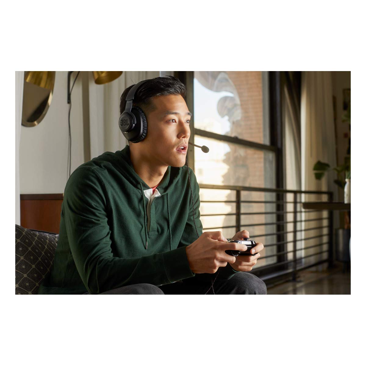 JBL Audífonos Gamer Over Ear Quantum 100 con Micrófono Extraíble