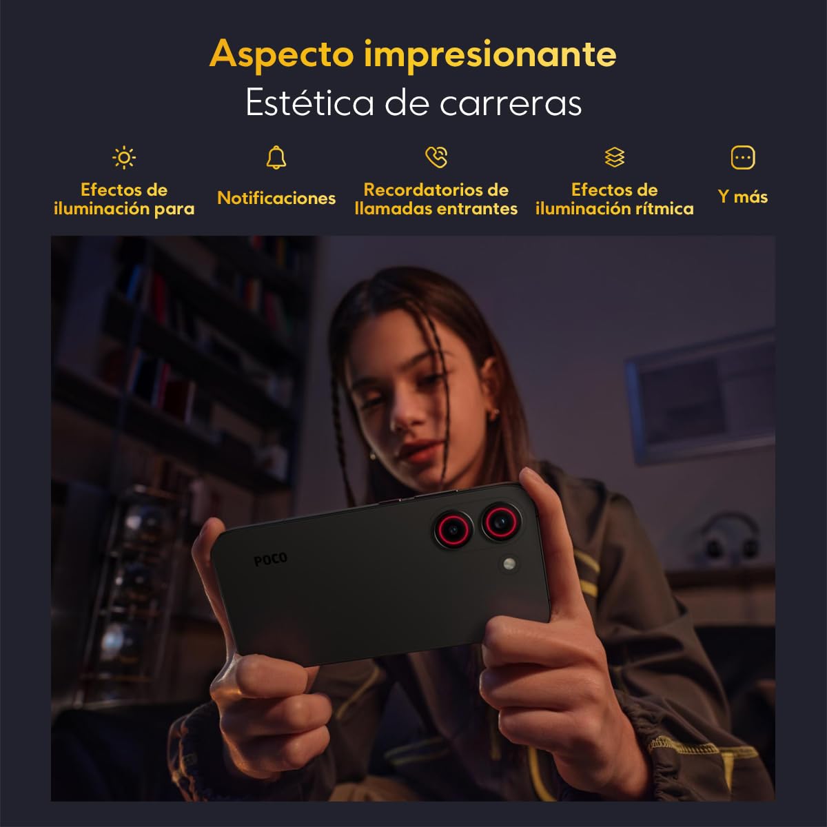 XIAOMI Celular Poco X8 Pro 12GB + 512GB Negro Versión Global,Flagship Dimensity 8500 Ultra, Batería 6500mAh(typ),Pantalla AMOLED 6.59'' 120Hz, Cámara Principal 50MP