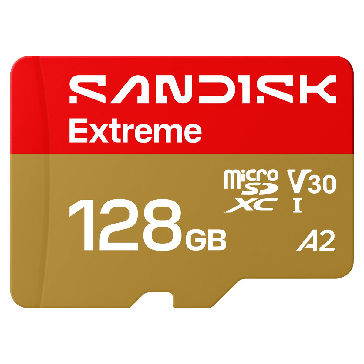 SANDISK - Tarjeta microSD UHS-I Extreme de 128 GB, hasta 245 MB/s de Velocidad de Lectura y 120 MB/s de Velocidad de Escritura, Video 5.3 K, Video 4K UHD, Alto Rendimiento para cámaras de acción