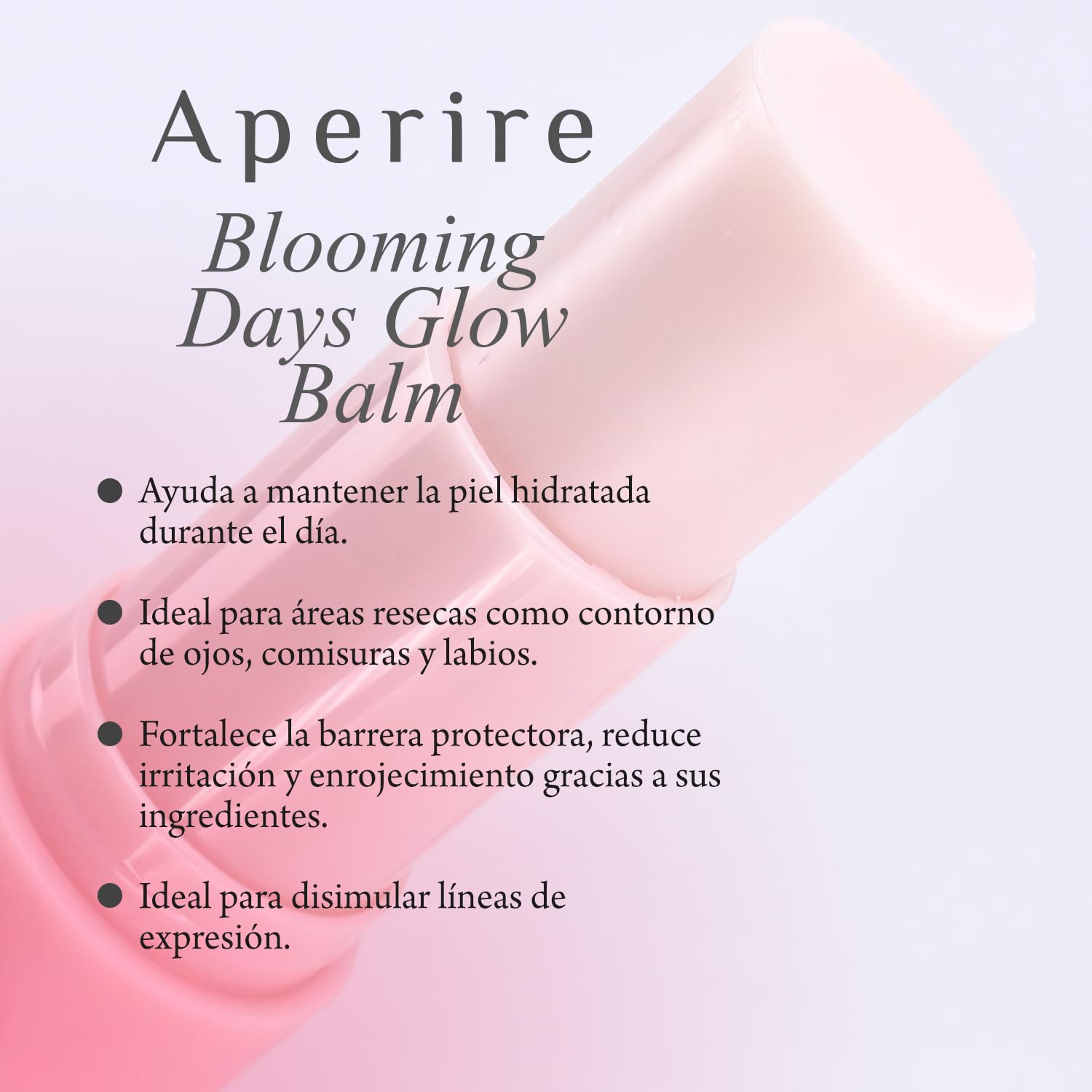 Bálsamo Facial Coreano Day Glow Soothing Balm Stick Aperire | Skin Care Asiatic | Hidratante en Barra | Protección y Luminosidad | Para Rostro y Cuerpo | 9.5g | Skin Care Korean K-Beauty