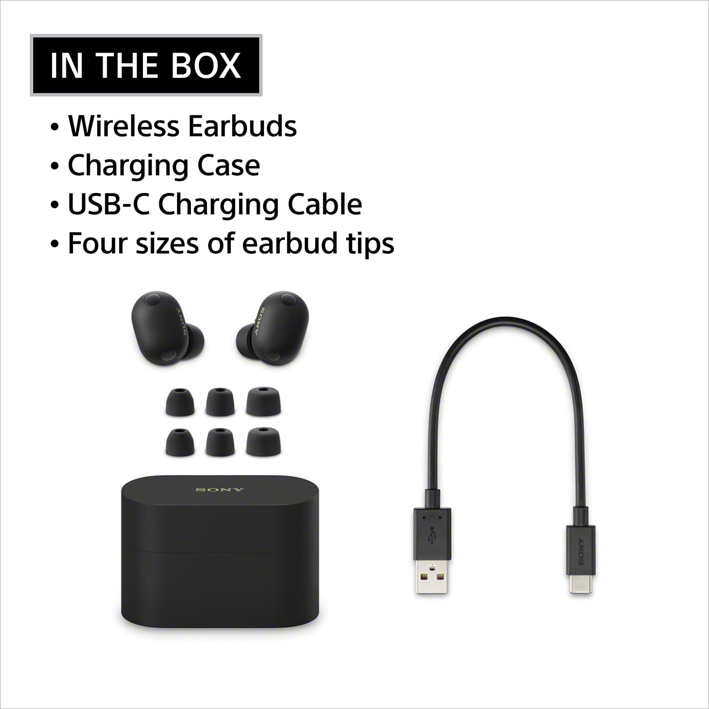 Sony WF-1000XM6 los Mejores Auriculares inalámbricos con cancelación de Ruido, Auriculares intrauditivos Bluetooth, Sonido de Calidad de Estudio, hasta 24 Horas de batería, Color Negro