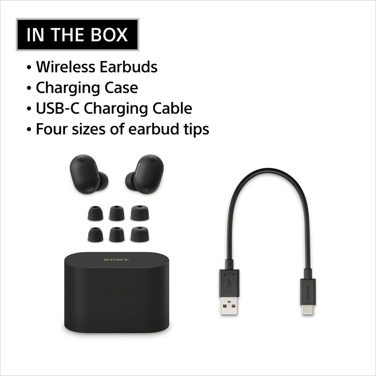 Sony WF-1000XM6 los Mejores Auriculares inalámbricos con cancelación de Ruido, Auriculares intrauditivos Bluetooth, Sonido de Calidad de Estudio, hasta 24 Horas de batería, Color Negro