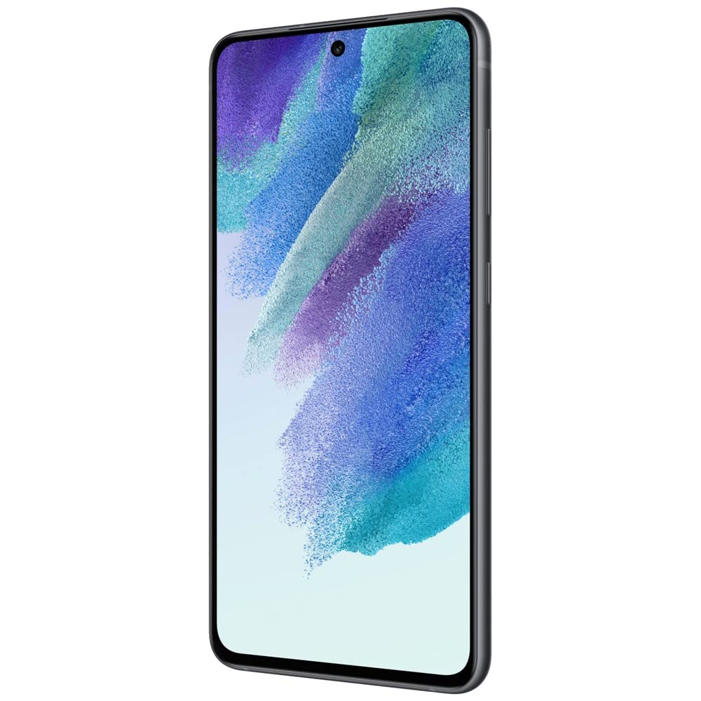 Samsung - Galaxy S21 FE Teléfono celular 5G, smartphone Android desbloqueado de fábrica, 128 GB, pantalla 120 Hz, cámara profesional, batería inteligente para todo el día, grafito (reacondicionado)