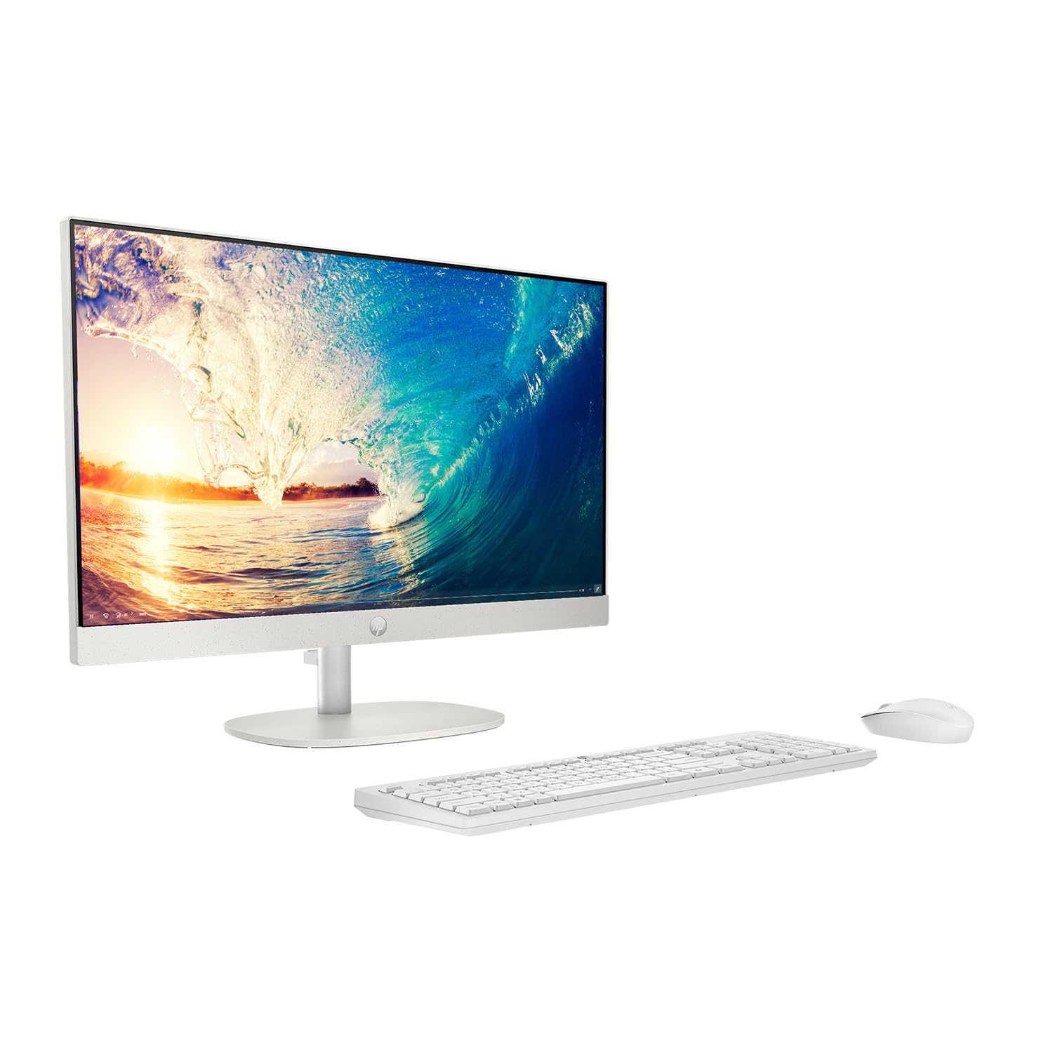 HP All-in-One 24-cr0330la, Desktop PC, Intel Core i3, 8 GB RAM, 512 GB SSD, FHD, 23.8", Windows 11 Home, Garantía México, Blanco