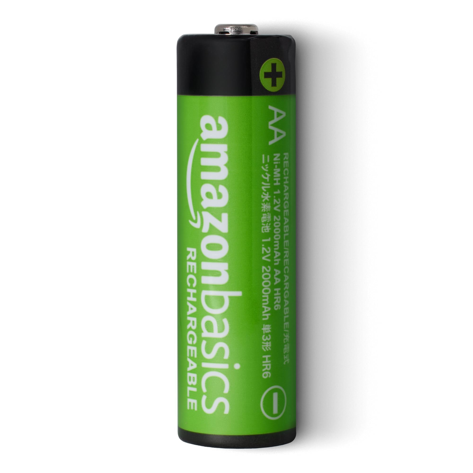 Amazon Basics - Paquete de 16 baterías recargables AA, recarga hasta 1000 x, capacidad estándar de 2000 mAh, precargadas