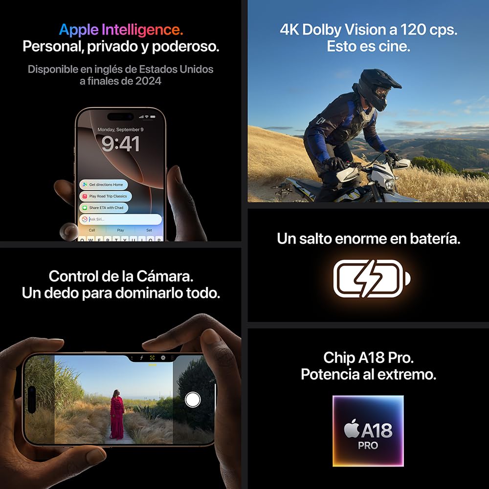 Apple iPhone 16 Pro MAX (256 GB) - Titanio del Desierto