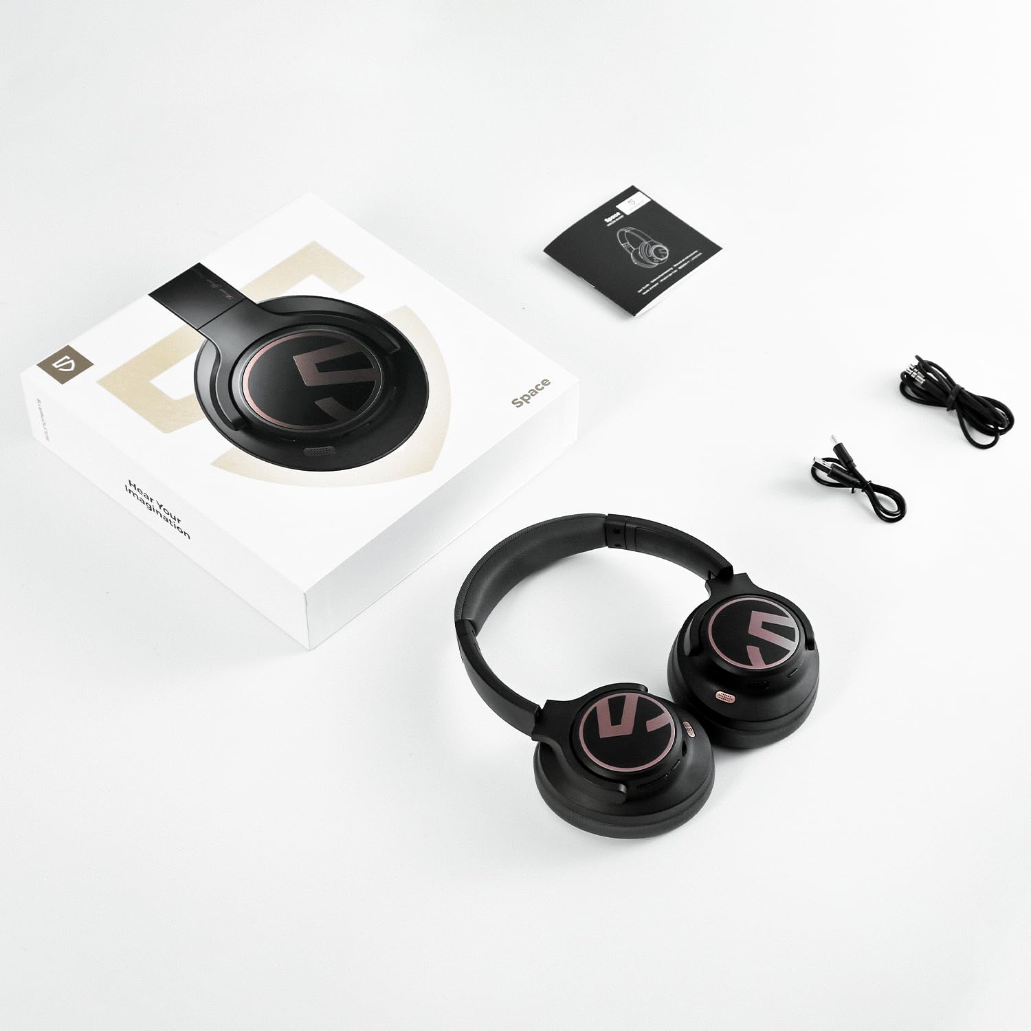 SoundPEATS Space Audífonos de Diadema ANC, hasta 123H de Batería