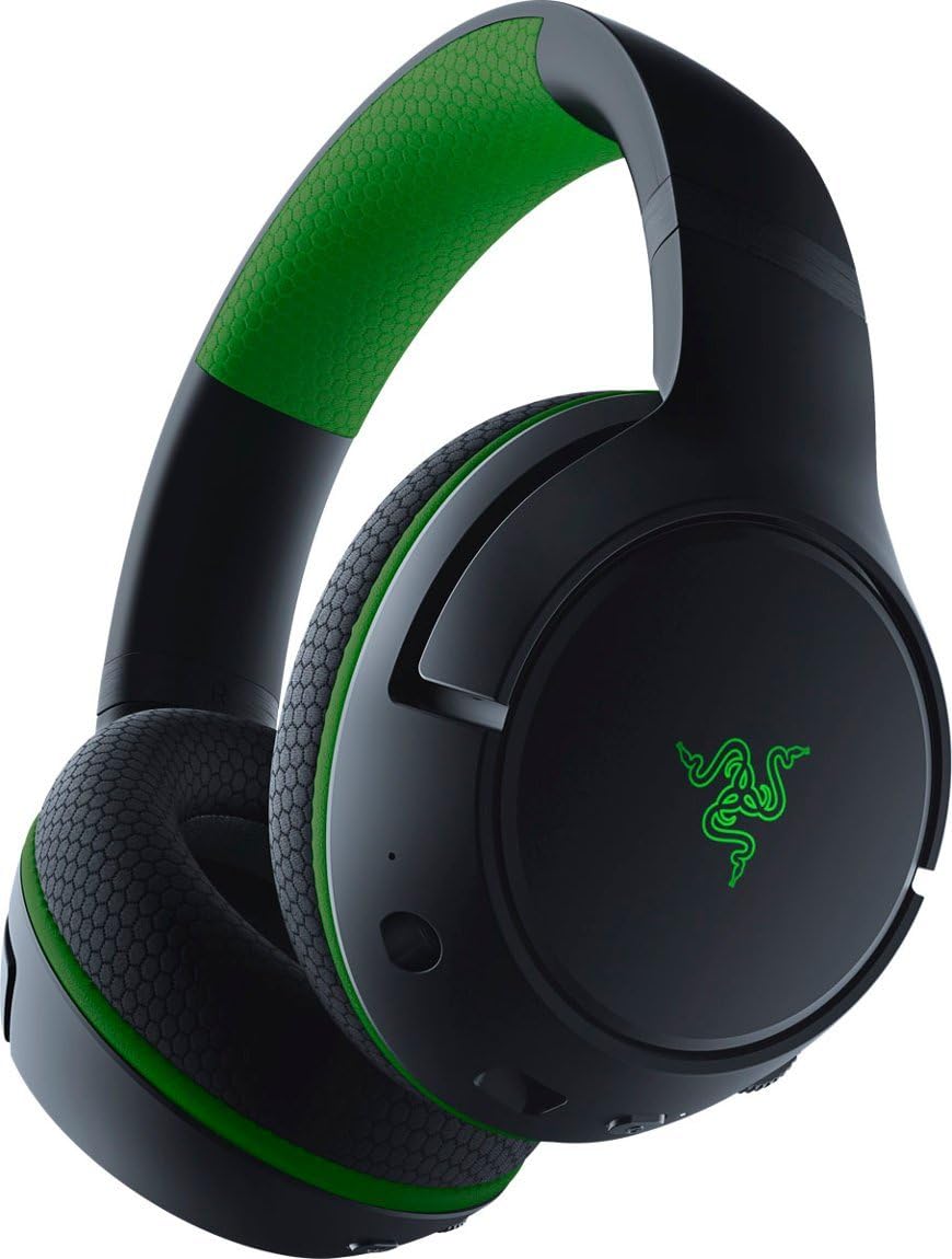 Razer Kaira Pro Wireless Gaming Headset for Xbox Series X | S: TriForce Titanium 50mm Drivers - Supercardioid Mic - Dedicated Mobile Mic - EQ and Xbox Pairing - Xbox Wireless and Bluetooth 5.0 - Black (Reacondicionado)