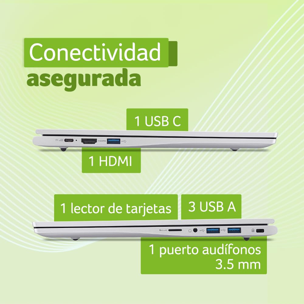 Acer Laptop Aspire Lite 15.6" FHD 1920 x 1080 Panel IPS Ryzen 7 32GB RAM 1TB SSD | 1 año Gratis de Seguro contra Robo y catástrofes Naturales Directamente