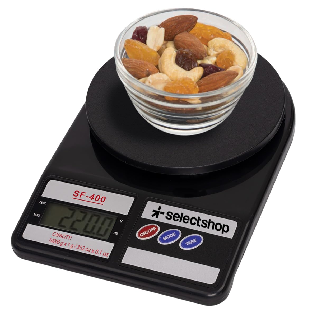 SELECTSHOP Bascula De Cocina Digital Para Alimentos Con Pantalla Lcd P
