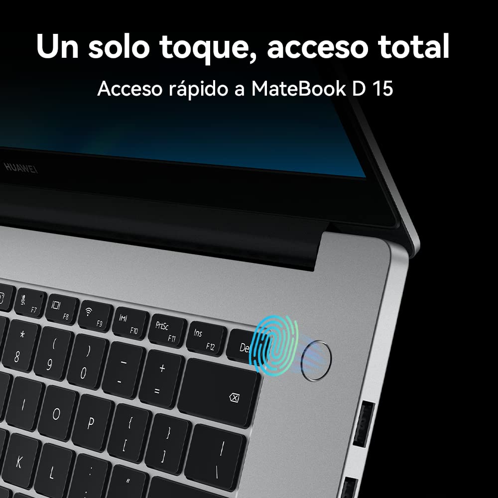 Huawei Laptop MateBook D 15 Ryzen 7 5700U 16GB + 512, 15.6 Pulgadas, Fast Charging 65W, Windows 11 Home