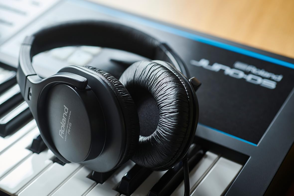 Roland RH-5 Negro Supraaural Diadema Audífono - Audífonos (Supraaural, Diadema, 10-22000 Hz, 1000 MW, 92 Db, 32 Ohmio)