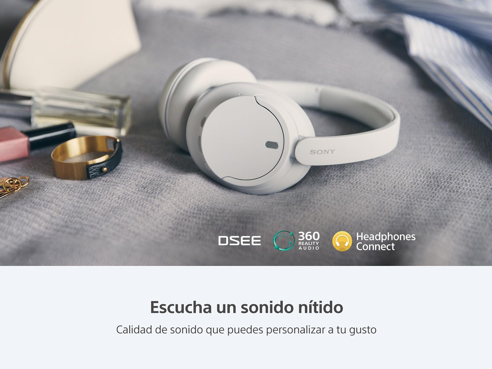 Sony Audífonos inalámbricos WH-CH720N con Noise Canceling,Blanco (Versión Nacional)