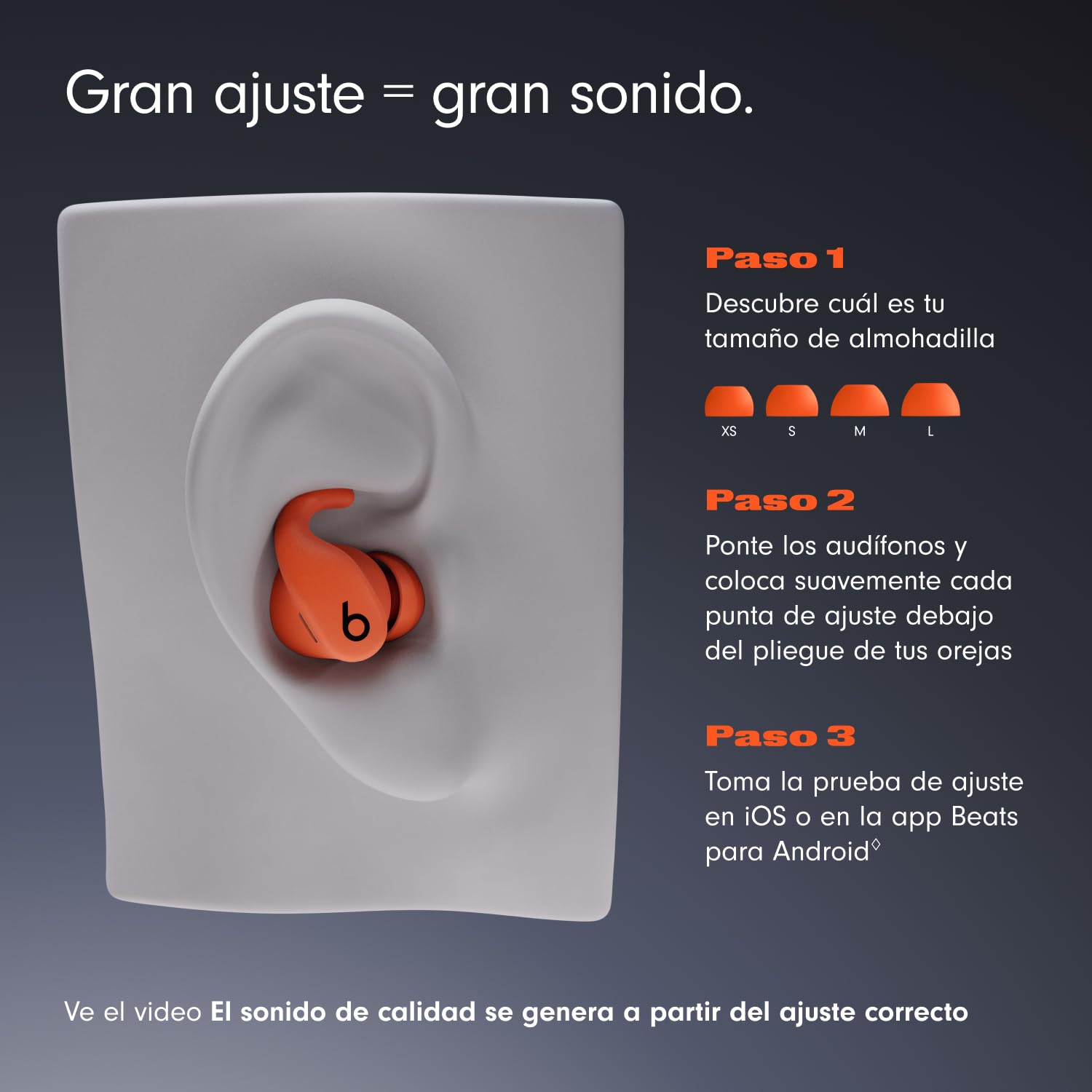 Beats - Powerbeats Fit - Audífonos inalámbricos para Entrenamiento con cancelación de Ruido, IPX4, hasta 30 Horas de batería con el Estuche de Carga, compatibles con Apple y Android - Negro Azabache