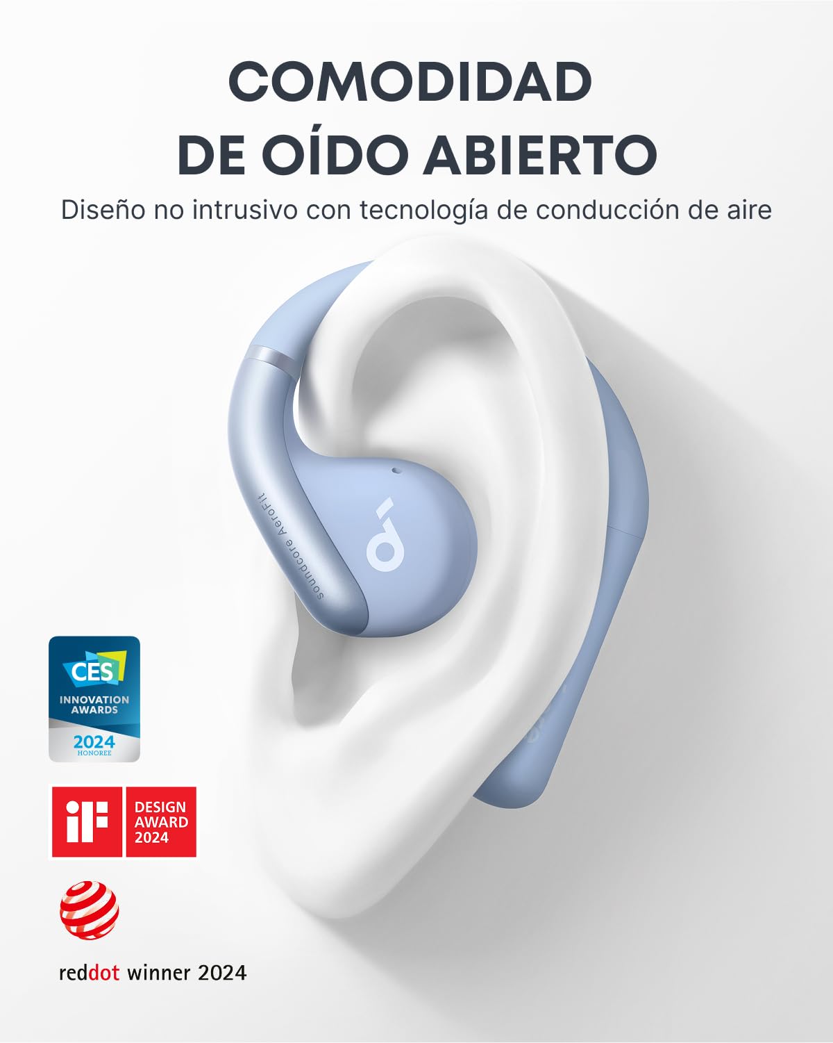 Soundcore by Anker AeroFit Audífonos de Oído Abierto