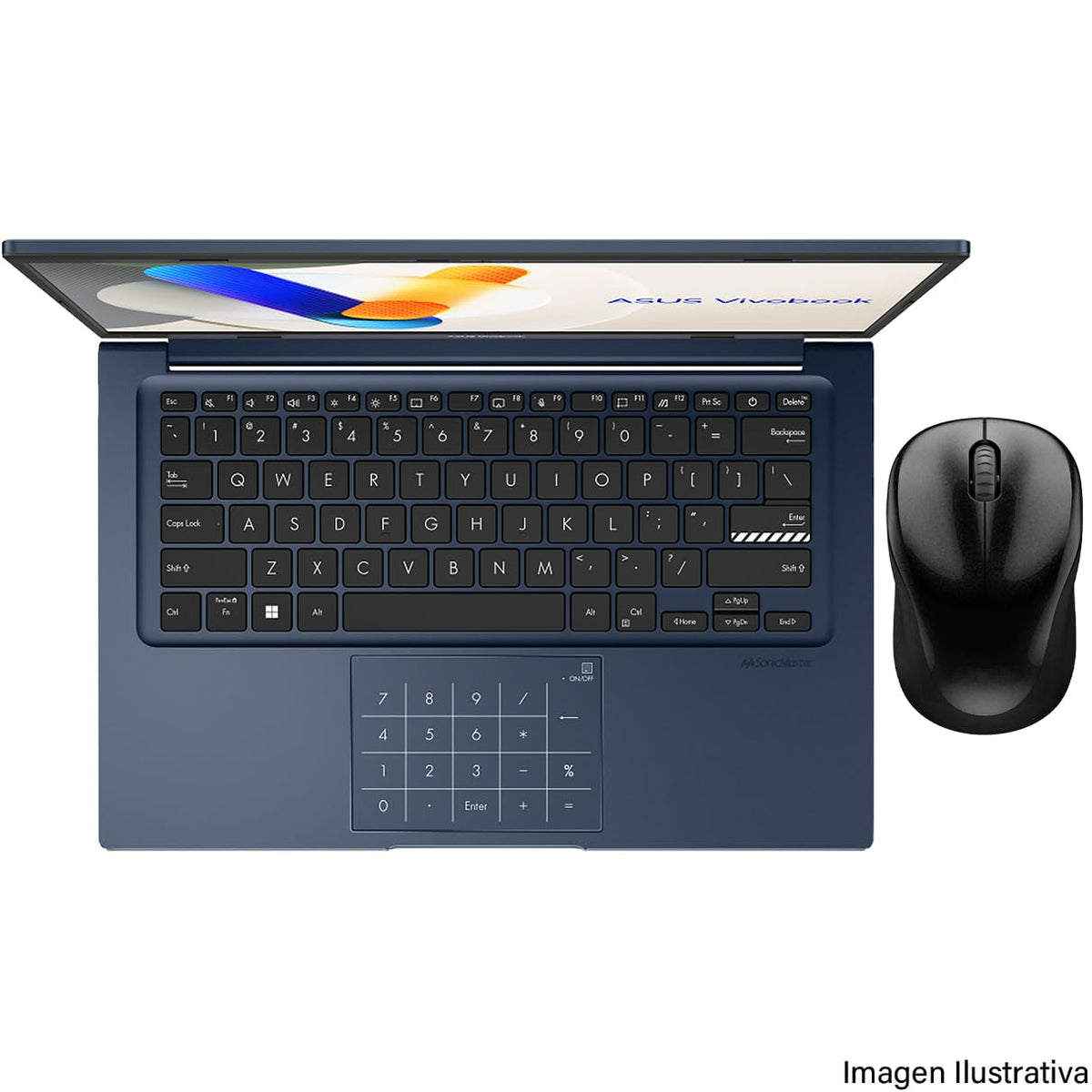 ASUS Laptop Vivobook 14 Intel Core i5 1235U 16GB RAM 512GB SSD 14" Windows 11 Home + Mouse DXT Teclado en Español Garantía México