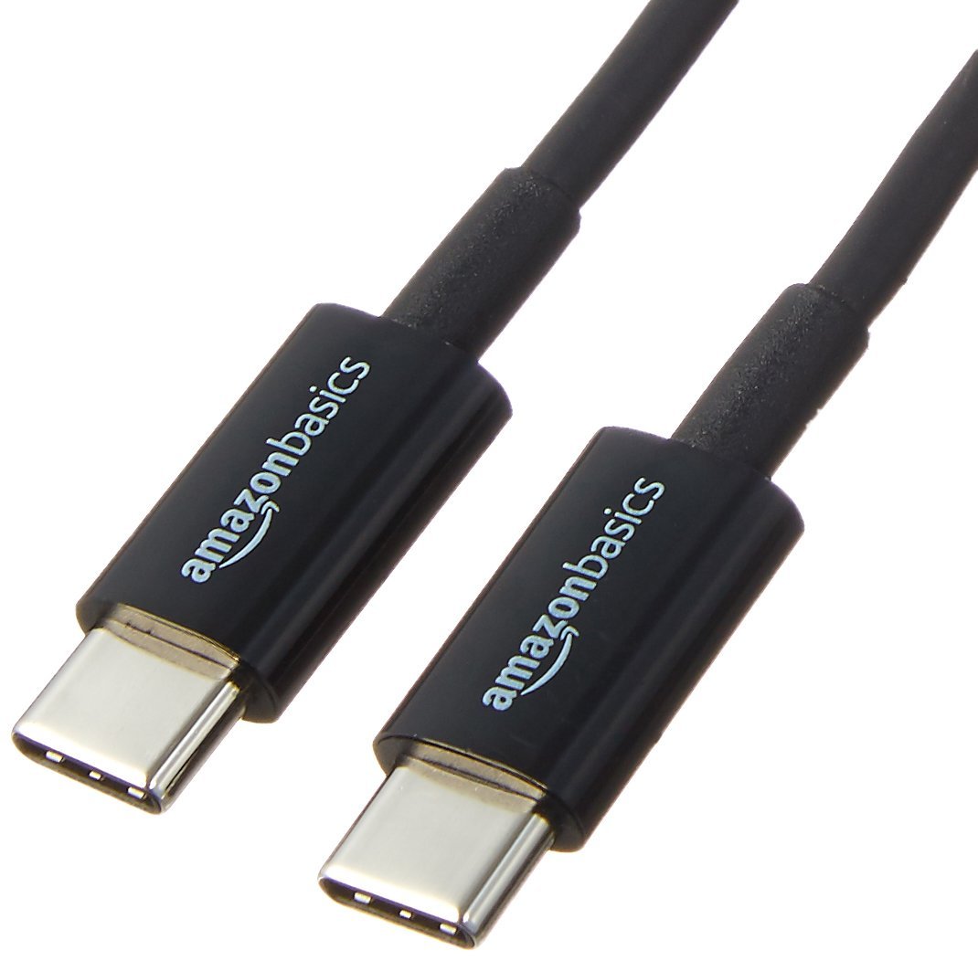 Amazon Basics Cable de cargador rápido USB-C a USB-C 2.0, velocidad de 480 Mbps, certificado USB-IF, para Apple iPhone 16/15, iPad, Samsung Galaxy, tabletas, portátiles, 6 pies, negro
