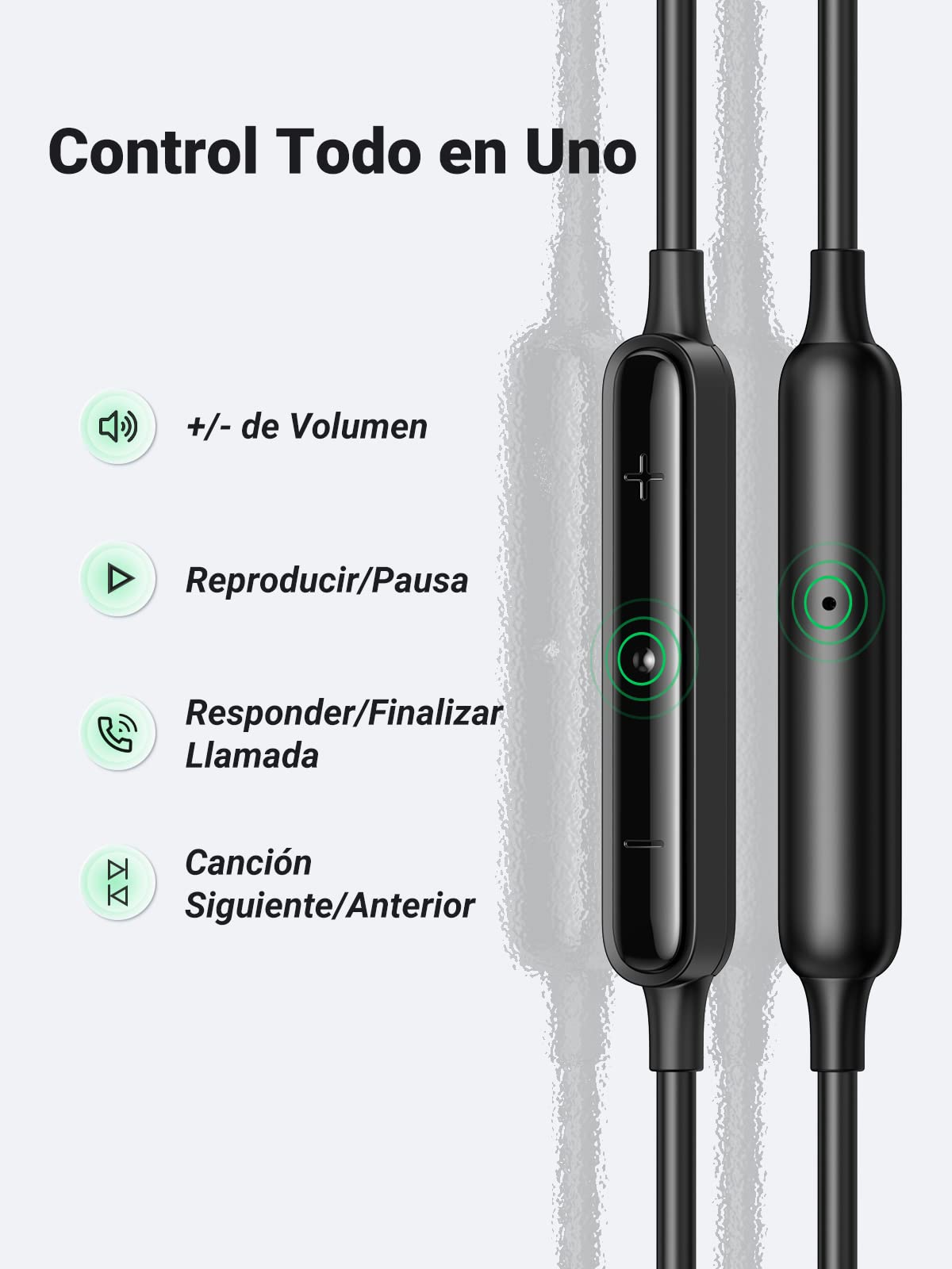 UGREEN USB C Audífonos In Ear con Cable de Type-C Cancelación de Ruido