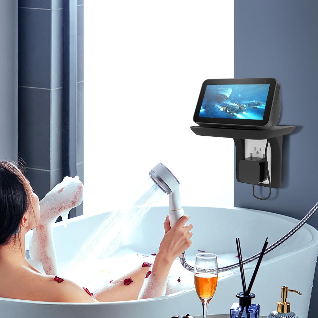 ZORBES® Soporte Ajustable para Show 5 (3ª Generación) y Teléfono Celular, Ajustable 360° Soporte de Montaje de Mesa Inteligente de Altura Ajustable, Base Magnética Antideslizante para Mostrar Show 5