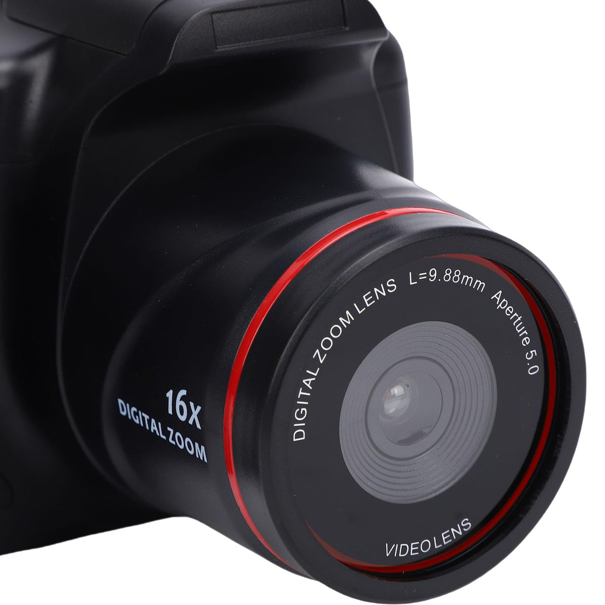 Akozon Cámara DSLR 1080P HD Zoom 16X Enfoque Automático Cámara Digital de 16MP Fotografía de Vlogging de Viajes