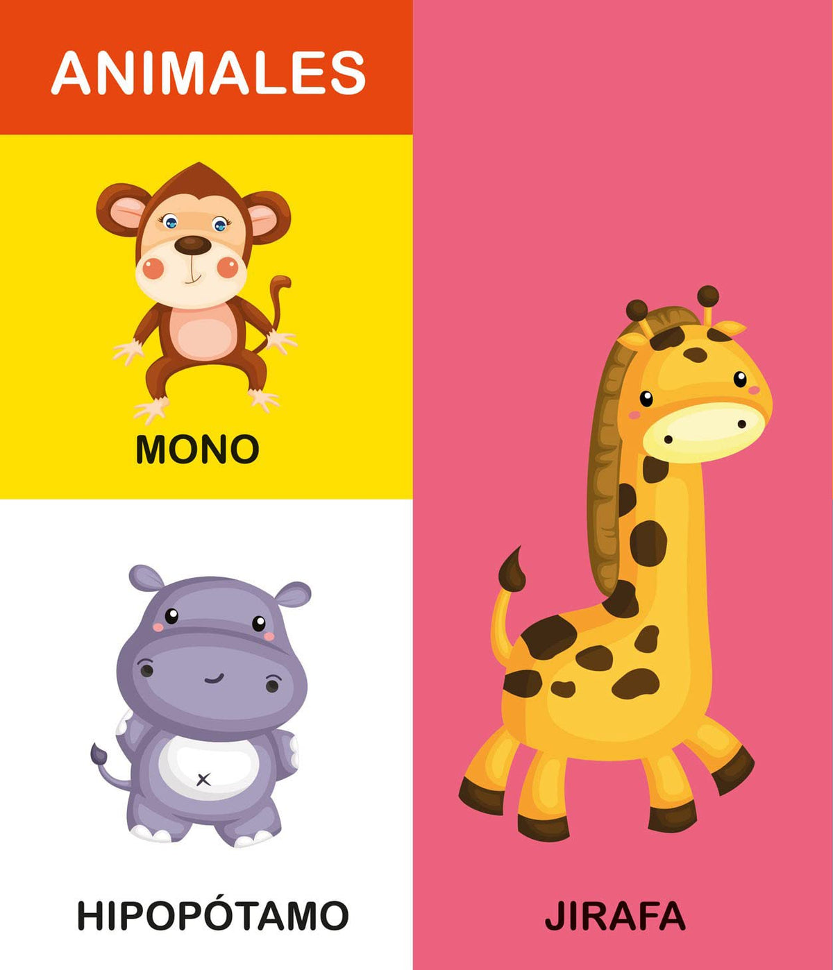 Libro Infantil Selva - Mis Primeras Palabras - Aprendizaje