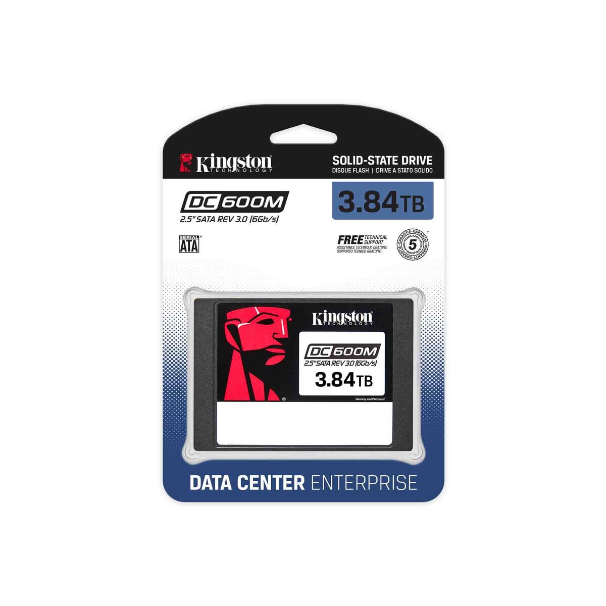 Kingston Unidad SSD DC600M ENTERPRICE 2.5 3840GB (SEDC600M/3840G)