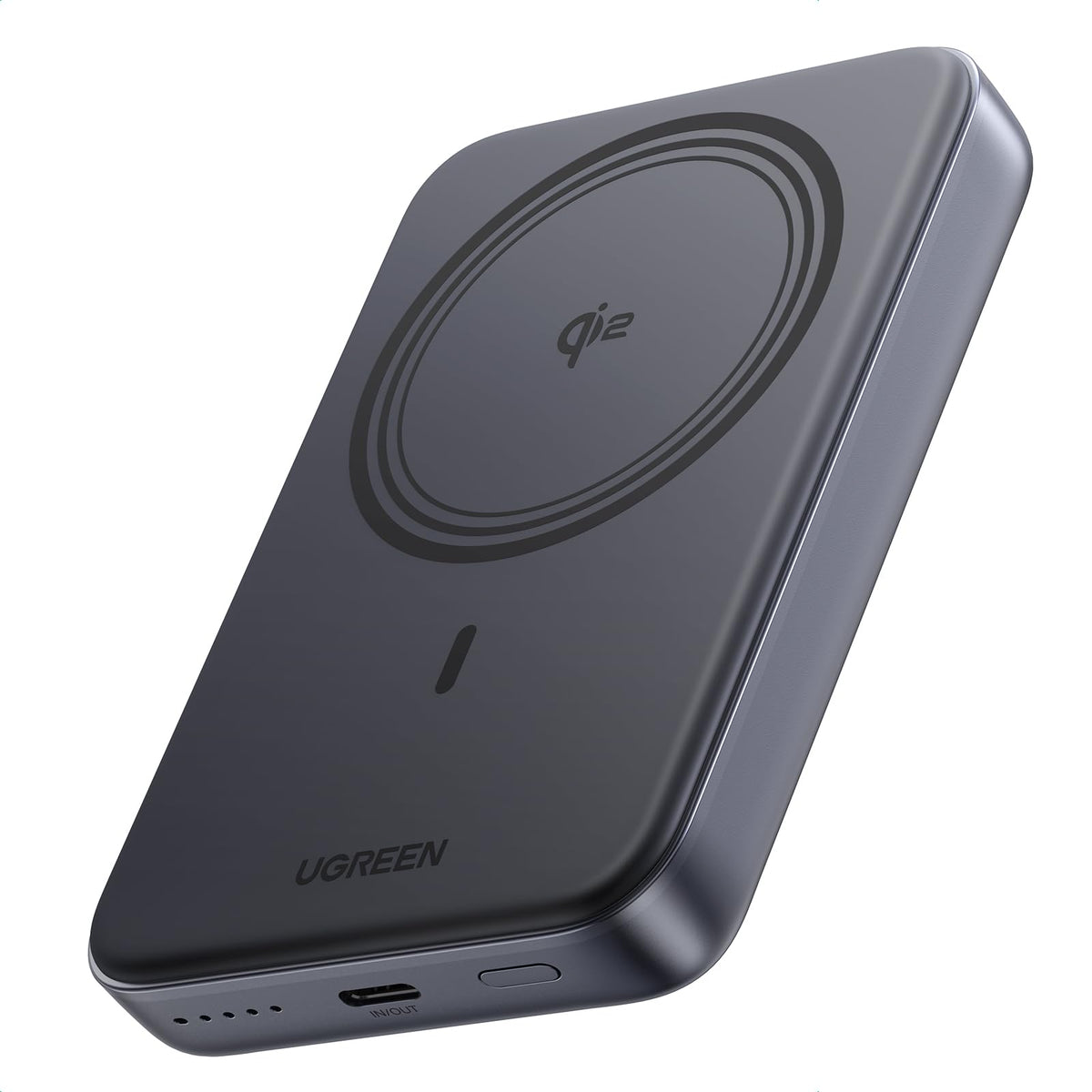 UGREEN Qi2 15W Certificado 10000mAh Power Bank Inalambrico 20W, Powerbank Batería Portátil, Tipo C Pila Portatil Carga Rapida Magnetica PowerBank Compatible con iPhone 16/15/14/13/12+ Pro MAX