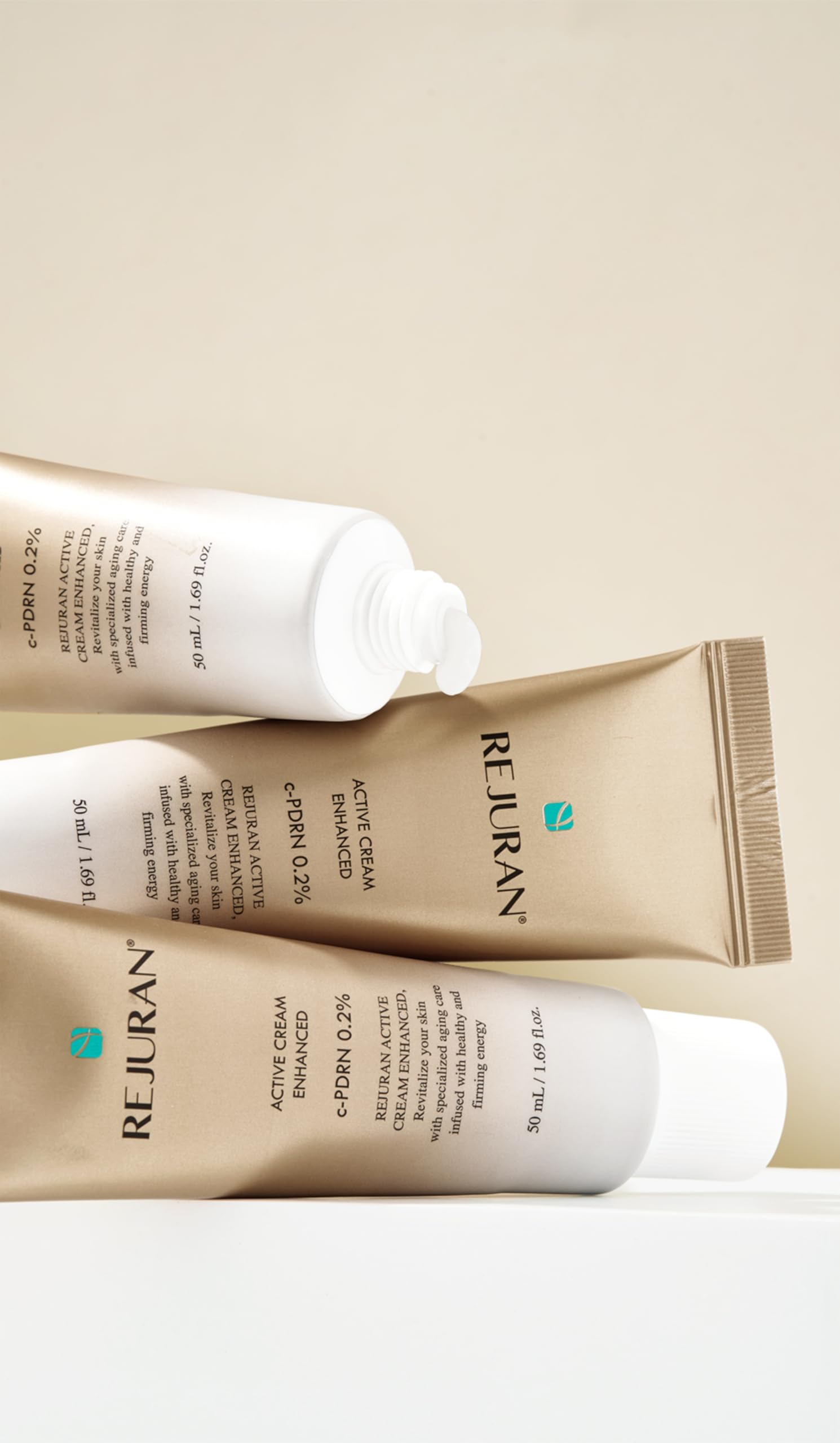 REJURAN Crema Activa Mejorada, Dot Pdrn Rejuvenecimiento Profundo Salmon Dna Pdrn Hidratante Facial Para Estimular El Colágeno. 1,69 onzas líquidas (paquete de 1)