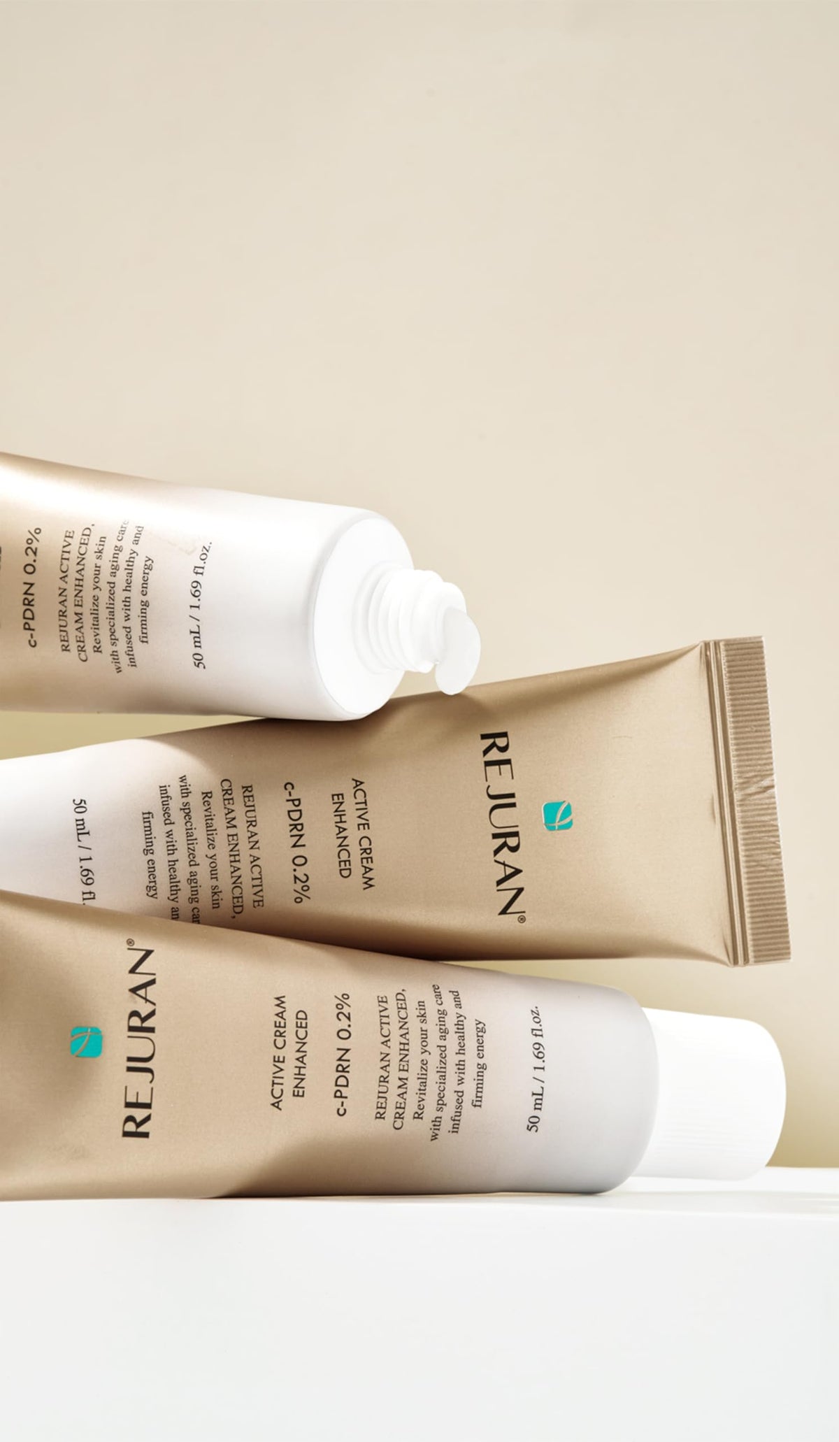 REJURAN Crema Activa Mejorada, Dot Pdrn Rejuvenecimiento Profundo Salmon Dna Pdrn Hidratante Facial Para Estimular El Colágeno. 1,69 onzas líquidas (paquete de 1)