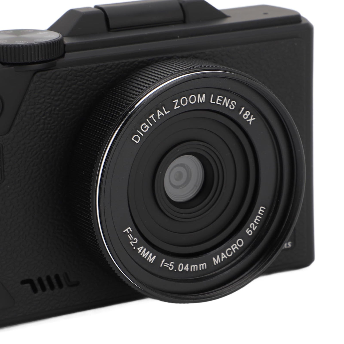 Zopsc Cámara Digital para Fotografía, Cámara de Vlogging sin Espejo de 75MP 5k con 18x óptico Autimate Authocus Anti-Shake 3in 180 ° Pantalla para Fotografía de Viaje (Black)