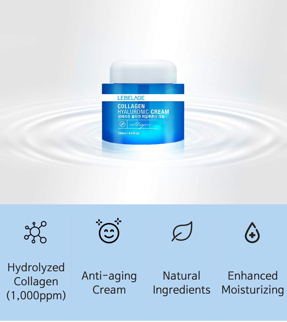 Lebelage Colágeno Hialurónico Crema Cosmético Coreano