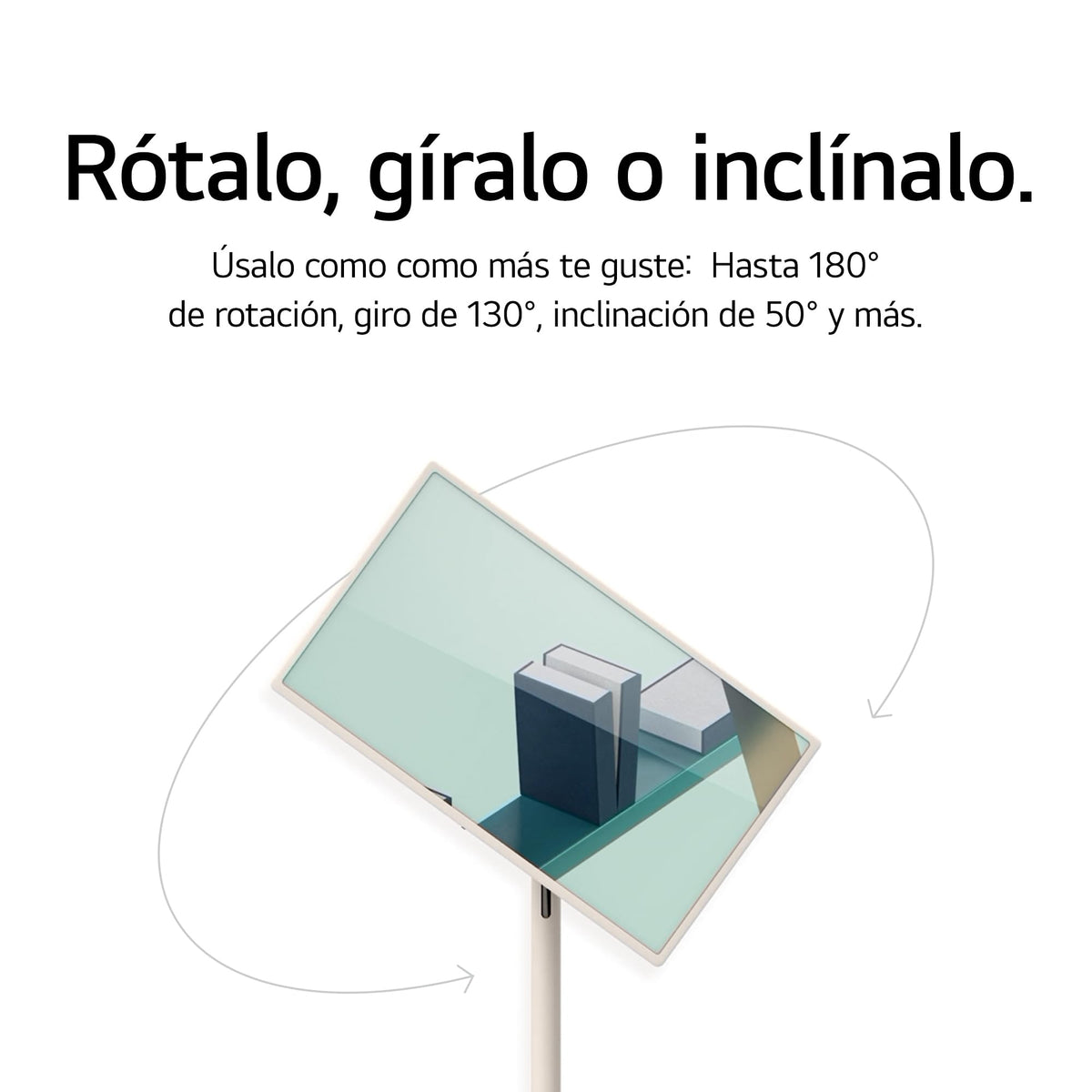 LG Pantalla StanbyME 27" Smart TV con ThinQ AI 27ART10AKPL