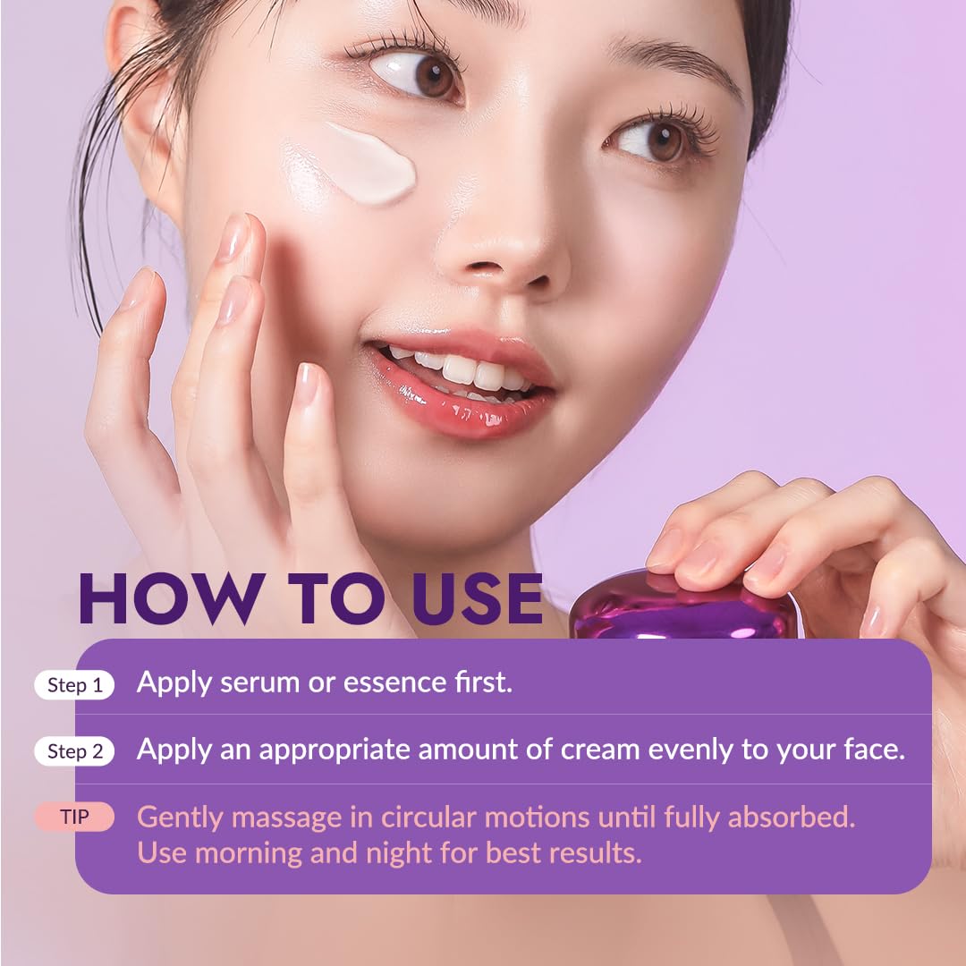 MIZON Crema Hidratante Facial con Colágeno 50 ml - crema facial antiarrugas reafirmante y nutritiva - skincare coreano para piel mixta y madura