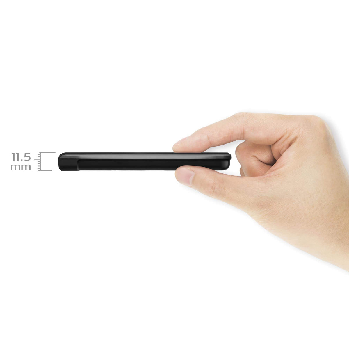 ADATA Disco Duro Externo HDD HV620S, 1 TB, Negro, USB 3.1, Ultra Delgado