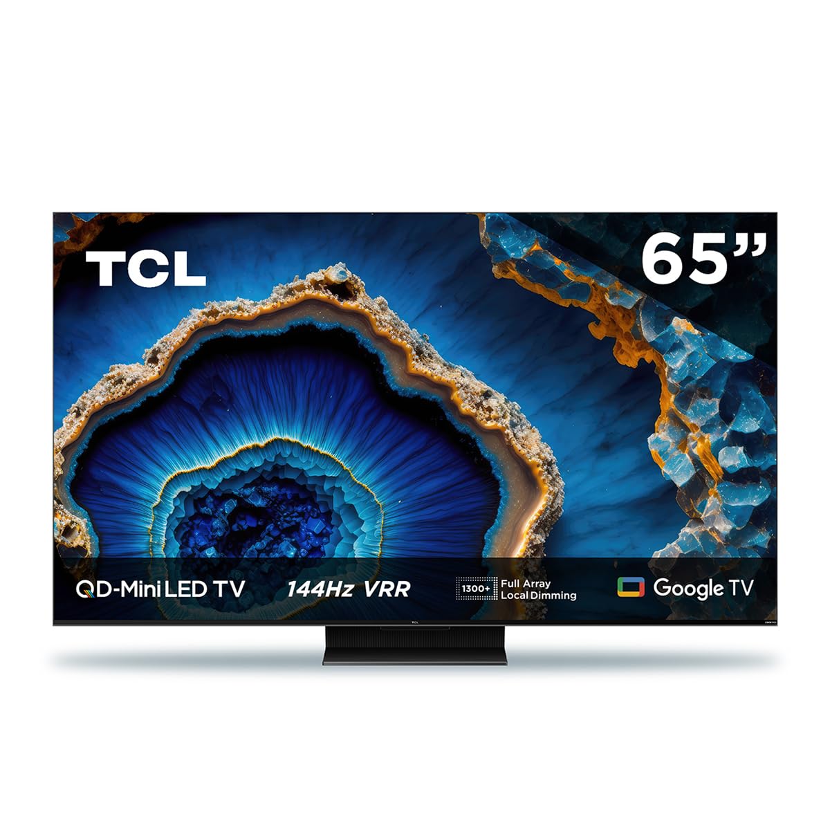 TCL Smart TV Pantalla 65" 65QM741G Google TV QLED -MiniLED | Dolby Vision HDR10 AIPQ 1300 NITZ DLG 240HZ IMAX | Dolby Atmos Virtual X Subwoofer 20W | Quad Core Bezel-Less |Compatible con Alexa