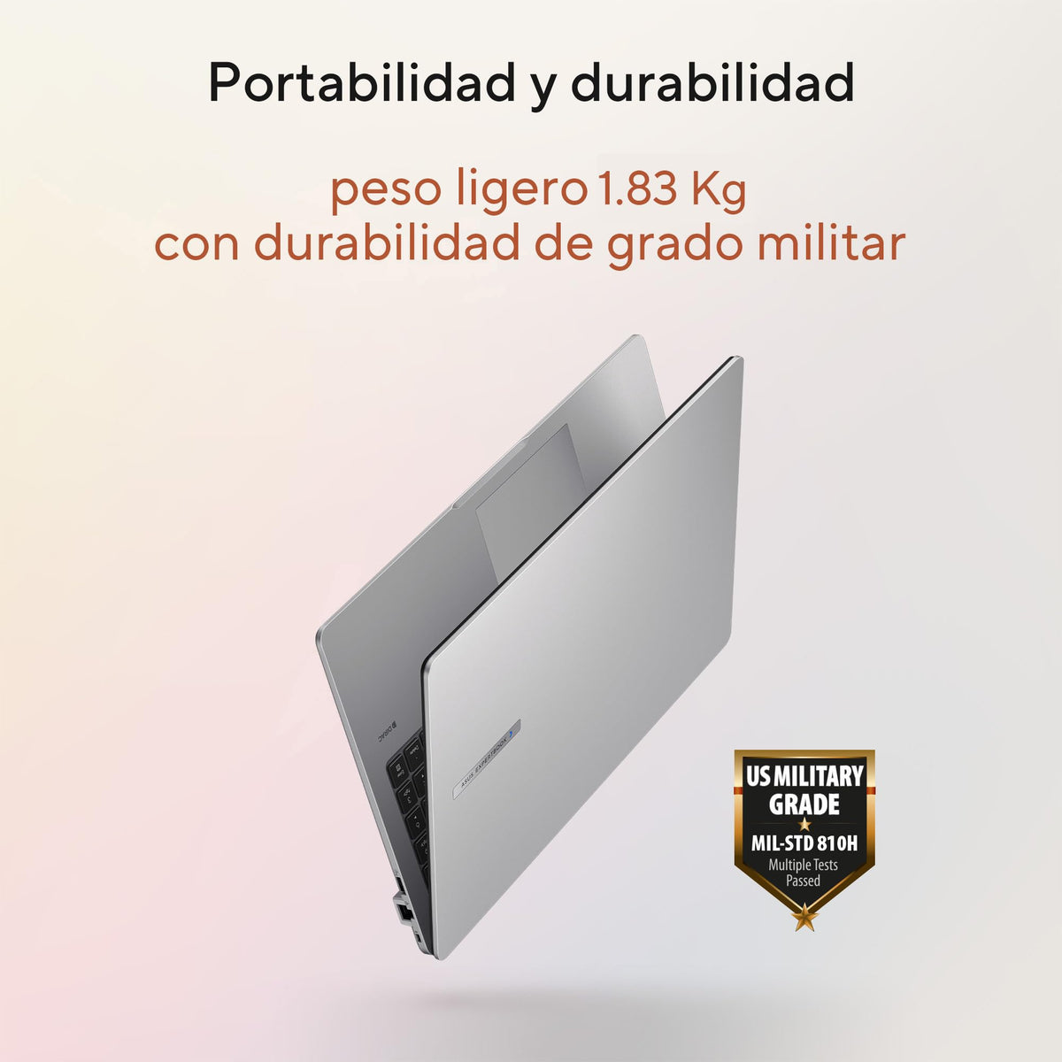 ASUS Expertbook P1/Ryzen 7/ 16GB RAM - 512SSD/ Wi-Fi 6 + Bluetooth 5.4/Diseñada para Seguridad empresarial/Teclado en español + Mochila y Mouse (Servicio y garantía con la Marca en México)