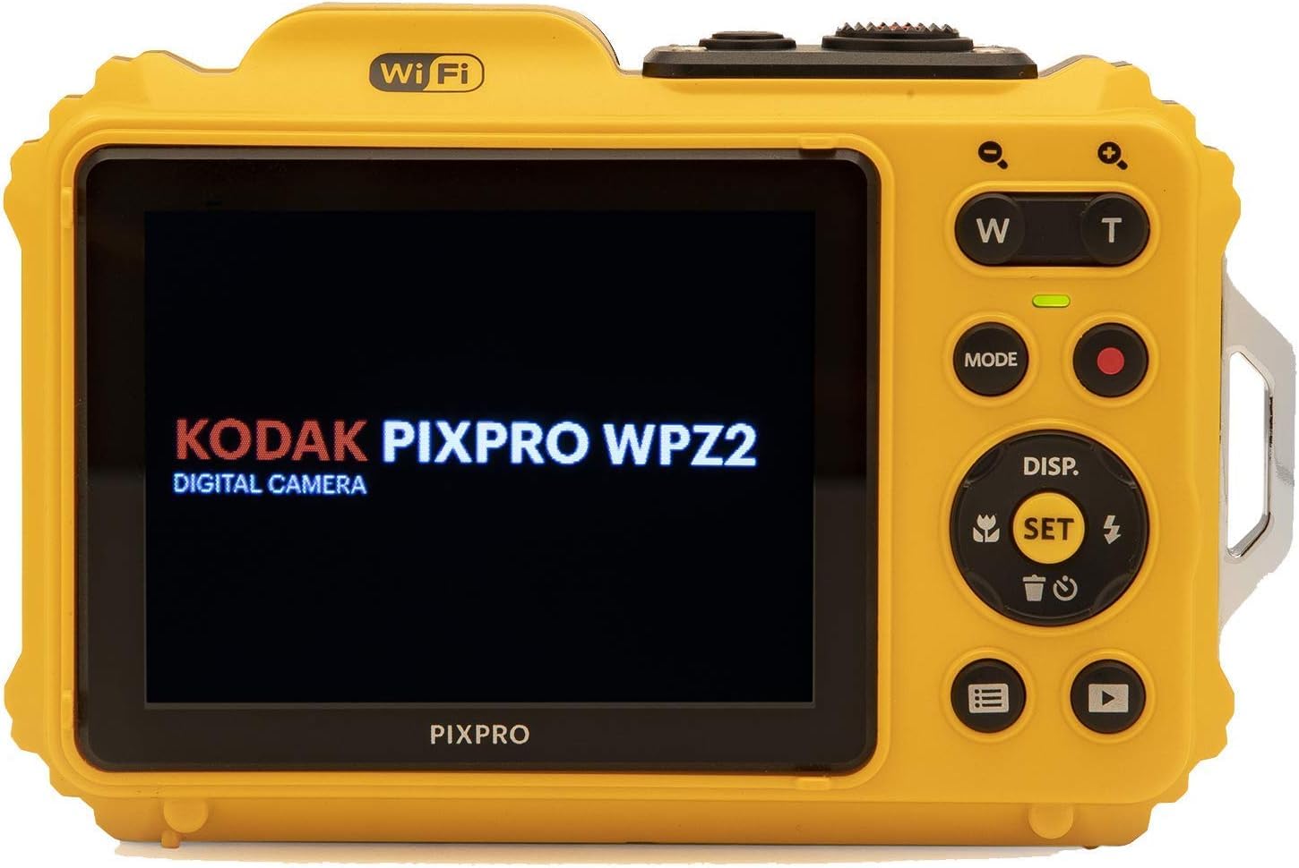 Kodak PIXPRO WPZ2 - Cámara digital resistente al agua, a prueba de golpes, 16 MP, zoom óptico 4X 1080P, vídeo Full HD, 2.7 LCD (amarillo), tarjeta SD de 32 GB, estuche negro para cámara compacta