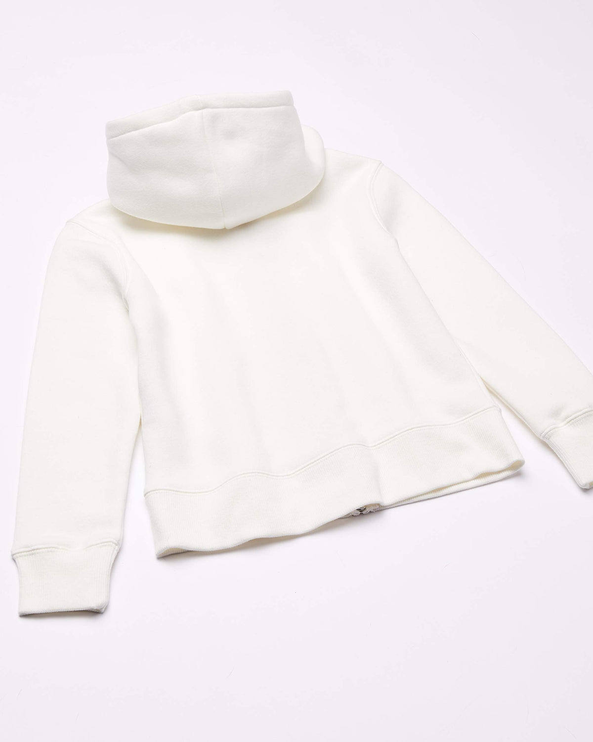 Amazon Essentials - Sudadera con capucha de forro polar con cremallera para niñas, color blanco, talla XXG