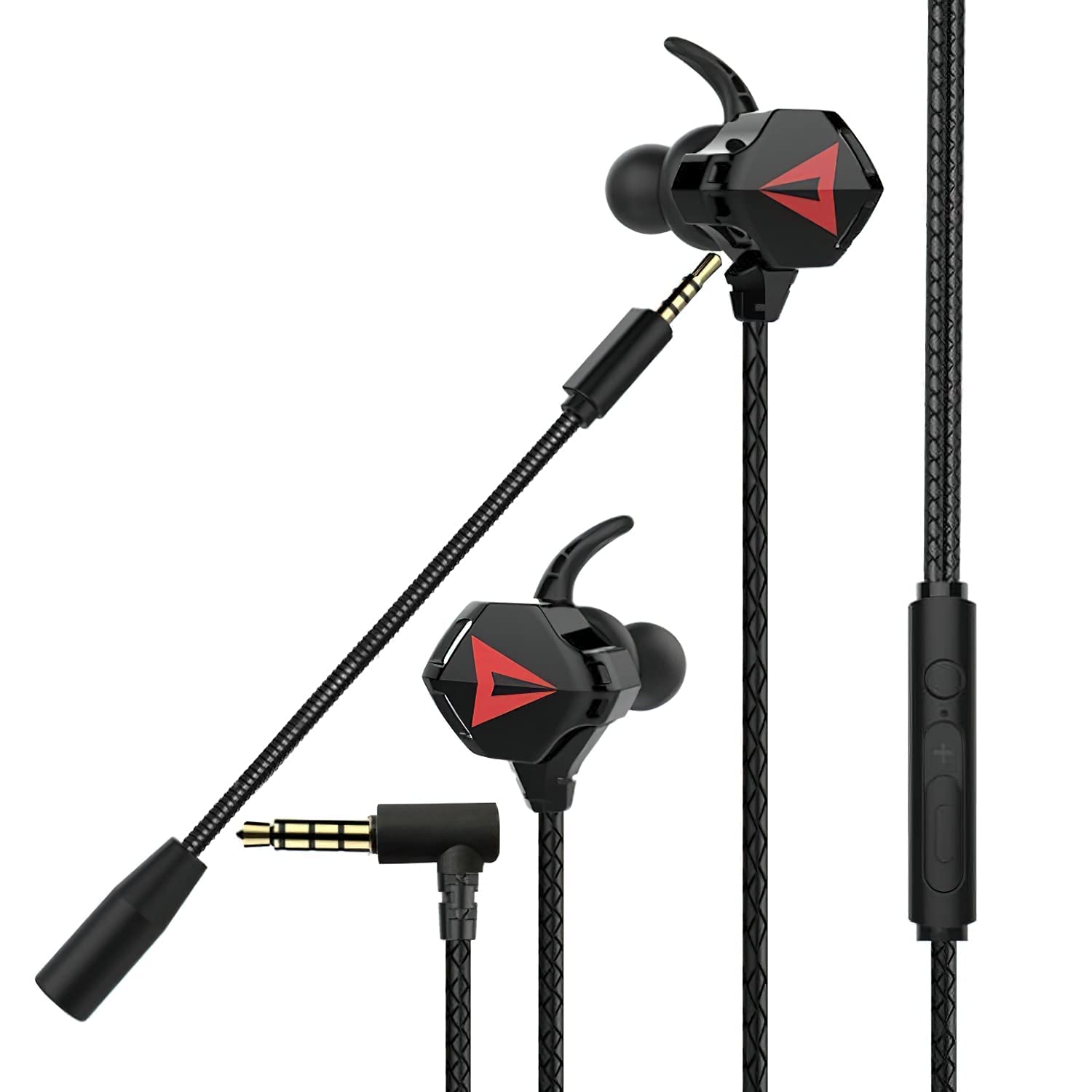 AXIDUN Audífonos Gaming Inear,Auriculares Gaming con Cable