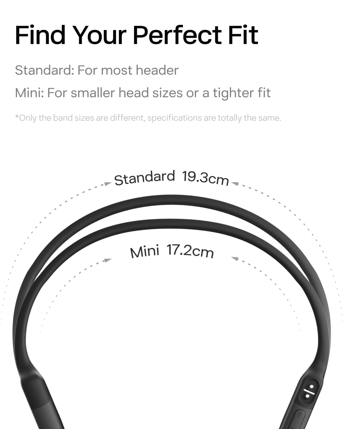 SHOKZ Audífonos de Conducción Ósea Openrun Mini (S803MBK) Bluetooth - Negro