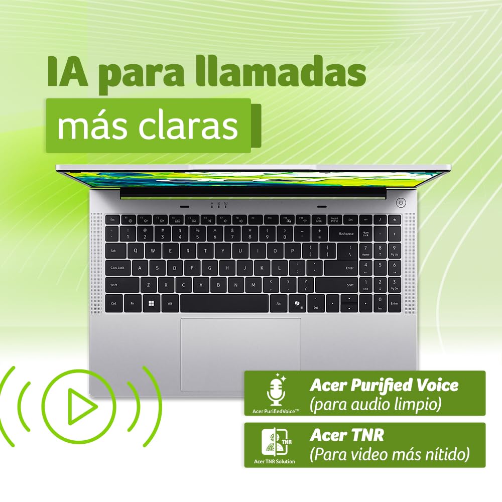 Acer Laptop Aspire Lite 15.6" FHD (1920 x 1080) Core i7 13th 16GB 512GB SSD | Panel IPS | Protección contra Robo y catástrofes Naturales Gratis por 1 año