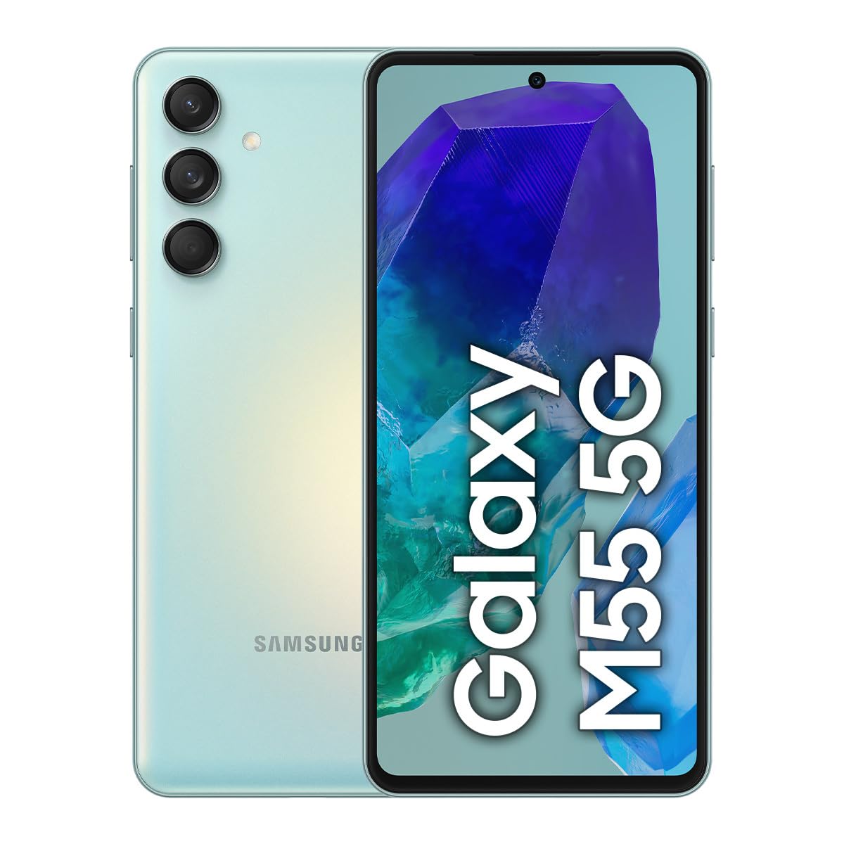 SAMSUNG Celular Galaxy M55 5G Verde 8GB RAM 128GB, Nacional con Garantía