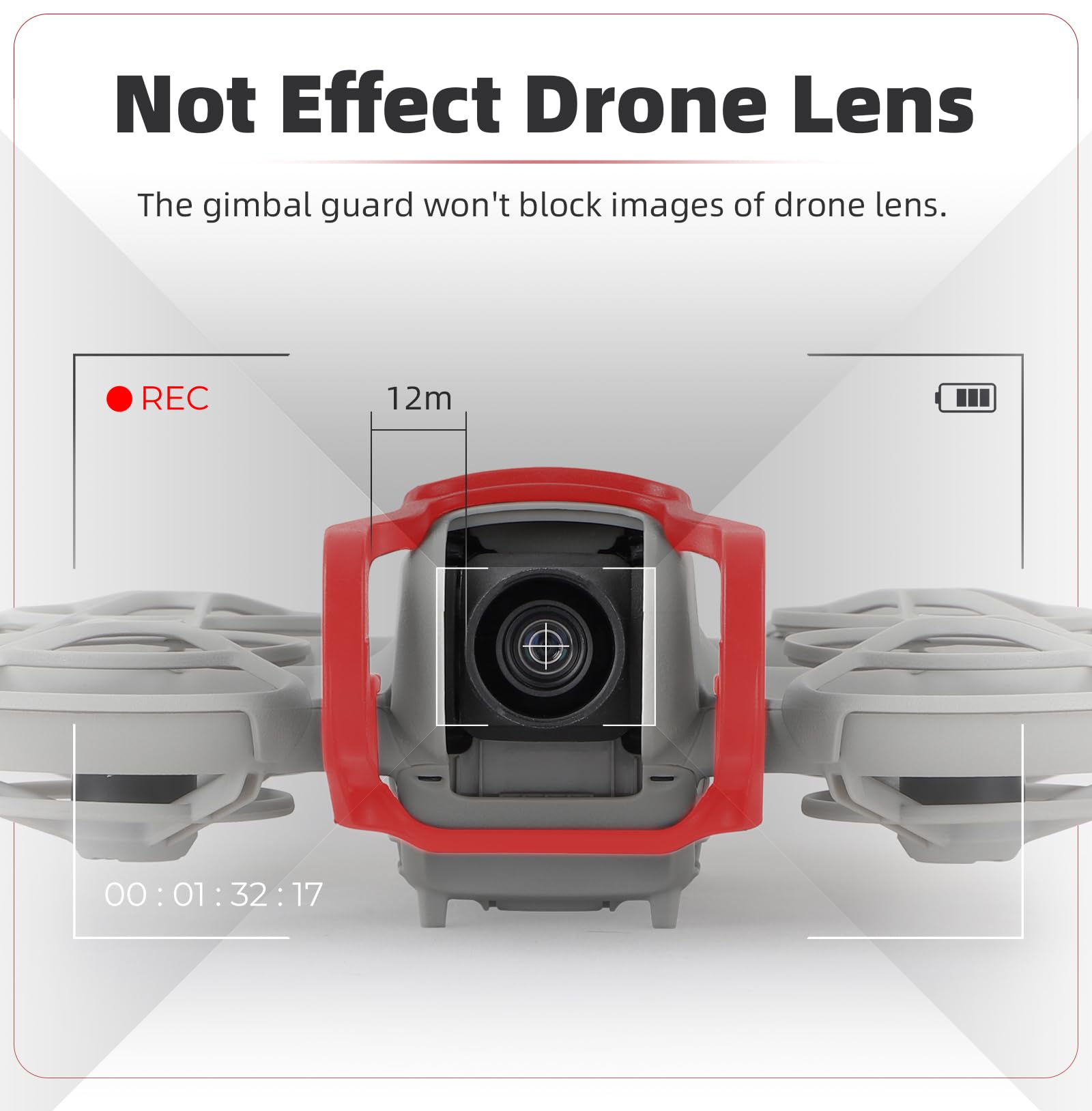 BeisDirect - Protector de cardán para DJI Neo Drone, protector de cardán de barra protectora, protector de lente de cámara, protector de lente de parachoques para DJI Neo Accesorios (naranja)