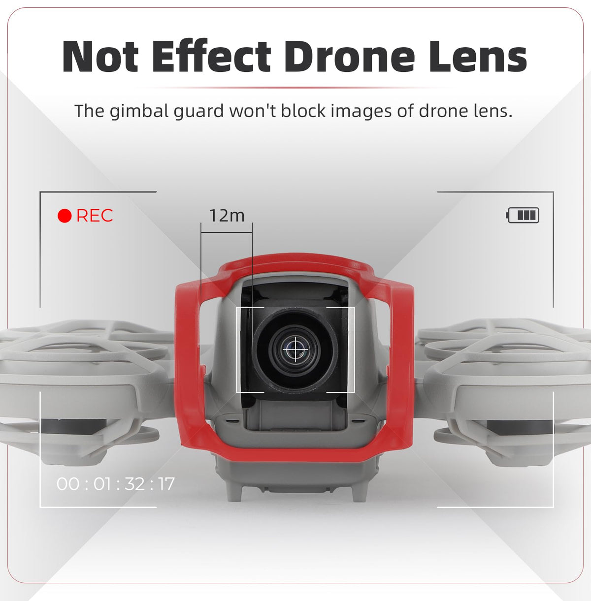BeisDirect - Protector de cardán para DJI Neo Drone, protector de cardán de barra protectora, protector de lente de cámara, protector de lente de parachoques para DJI Neo Accesorios (naranja)