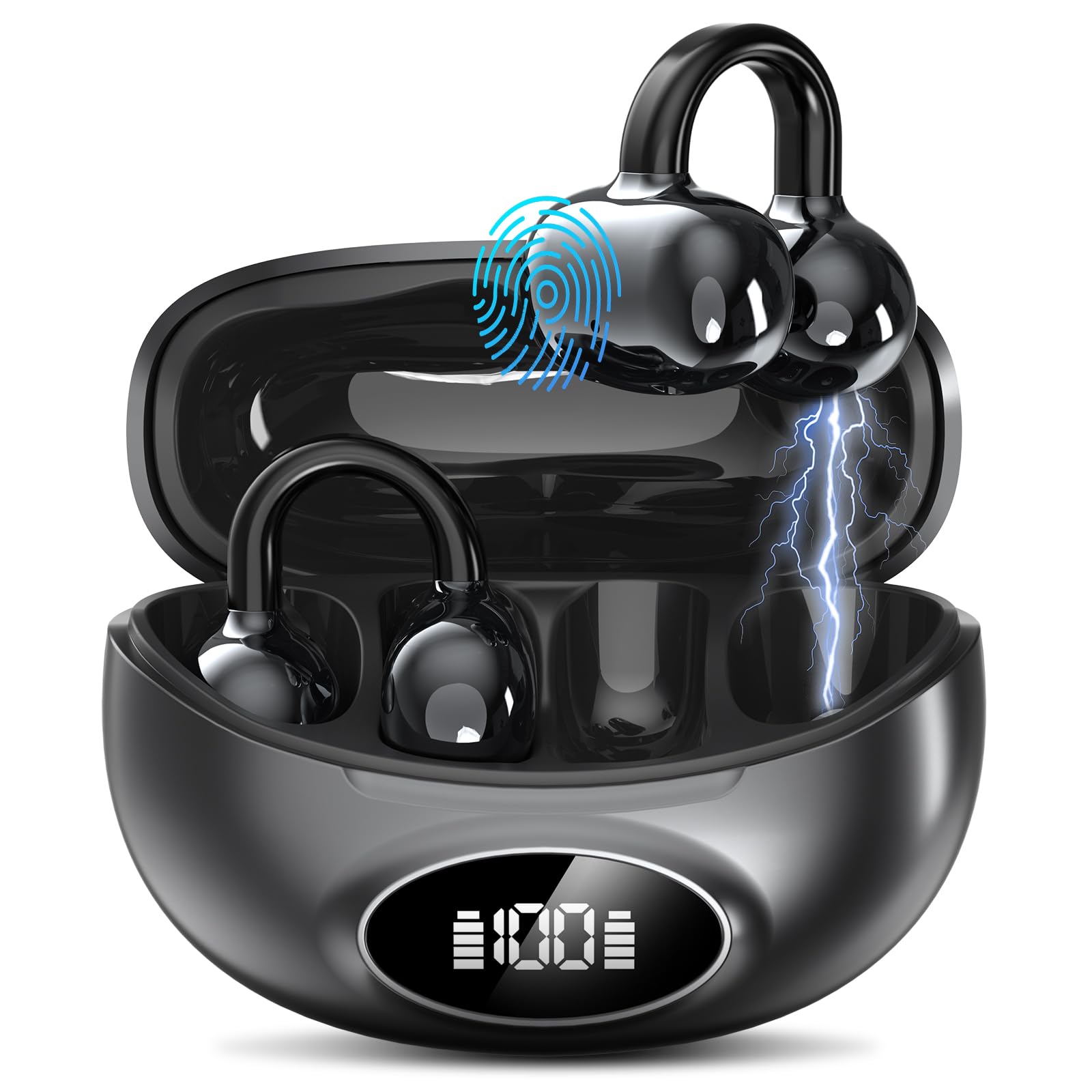 Audífonos Inalámbricos Bluetooth, Cancelación Ruido, Deportivos, Antisudor