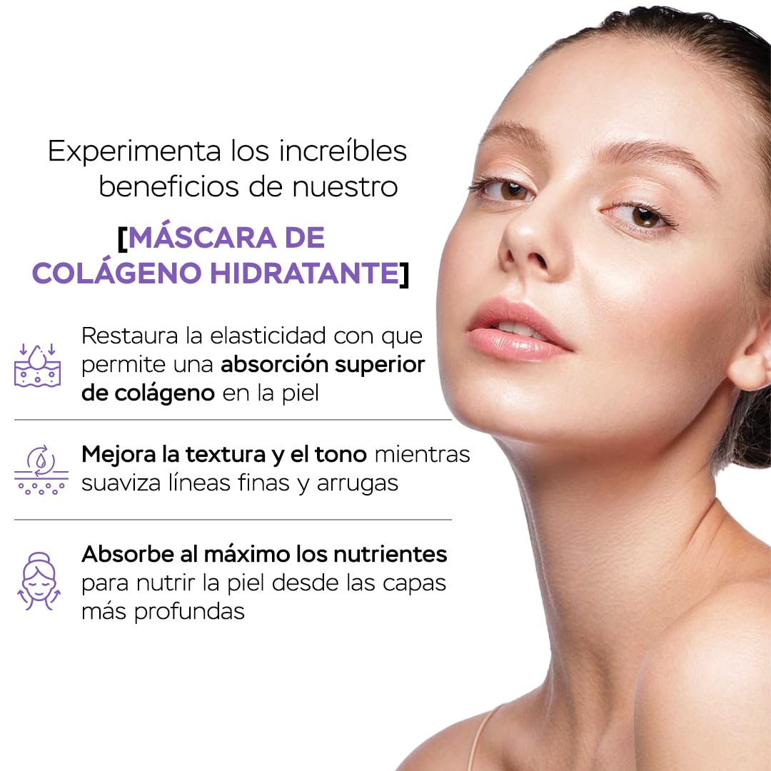 SEYOUL Mascarilla de Gelatina Facial – Hidratación Intensiva, Sensación de Piel Suave y Radiante